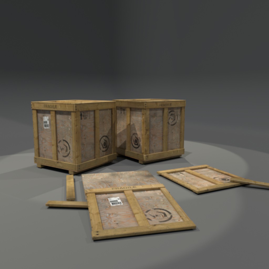 Wooden crate preview image 1